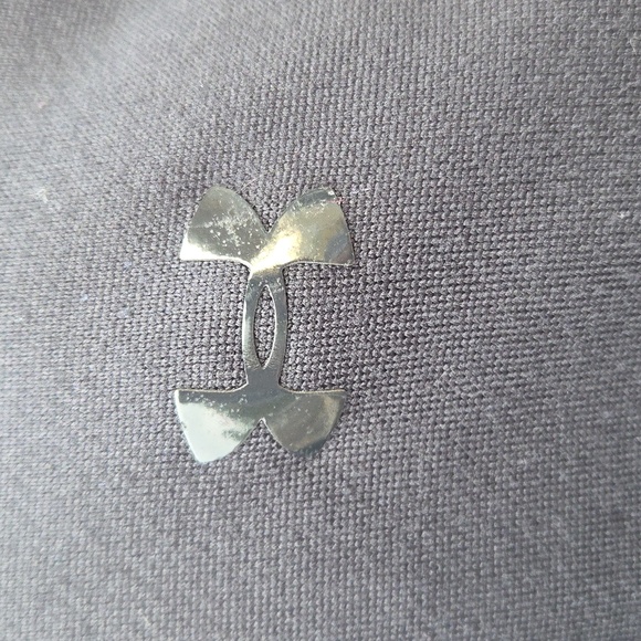 Women's Under Armour Black Fitted Jacket With Mesh Sleeves Size M - Picture 4 of 13